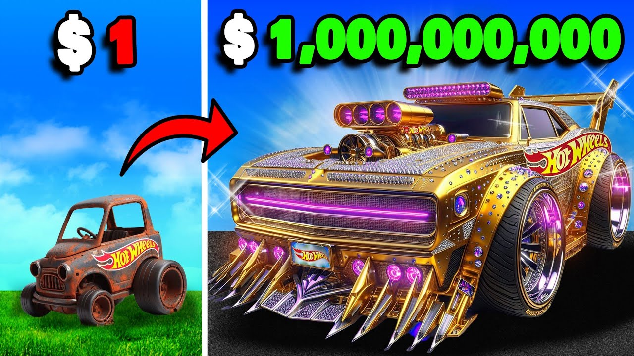$1 to $1,000,000,000 HOT WHEELS in GTA 5