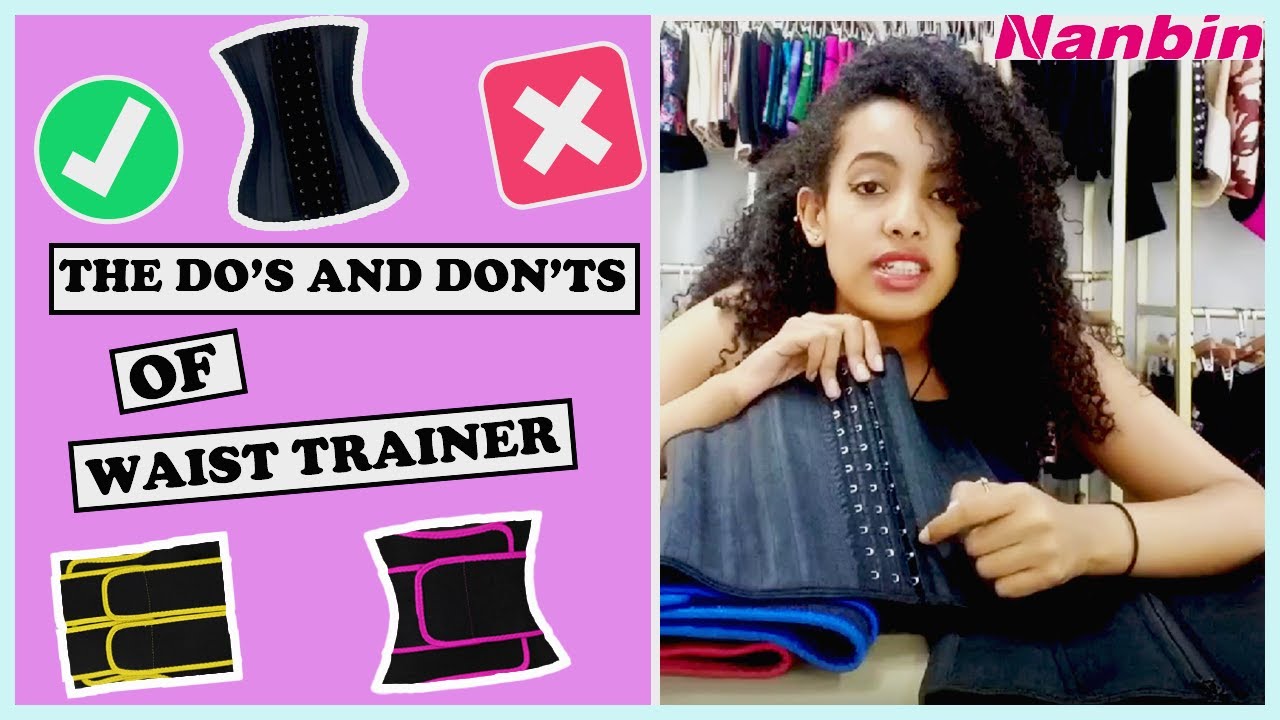 The Do's and Don'ts of waist trainer| 25 steel bones latex waist trainer| detachable waist trimmer
