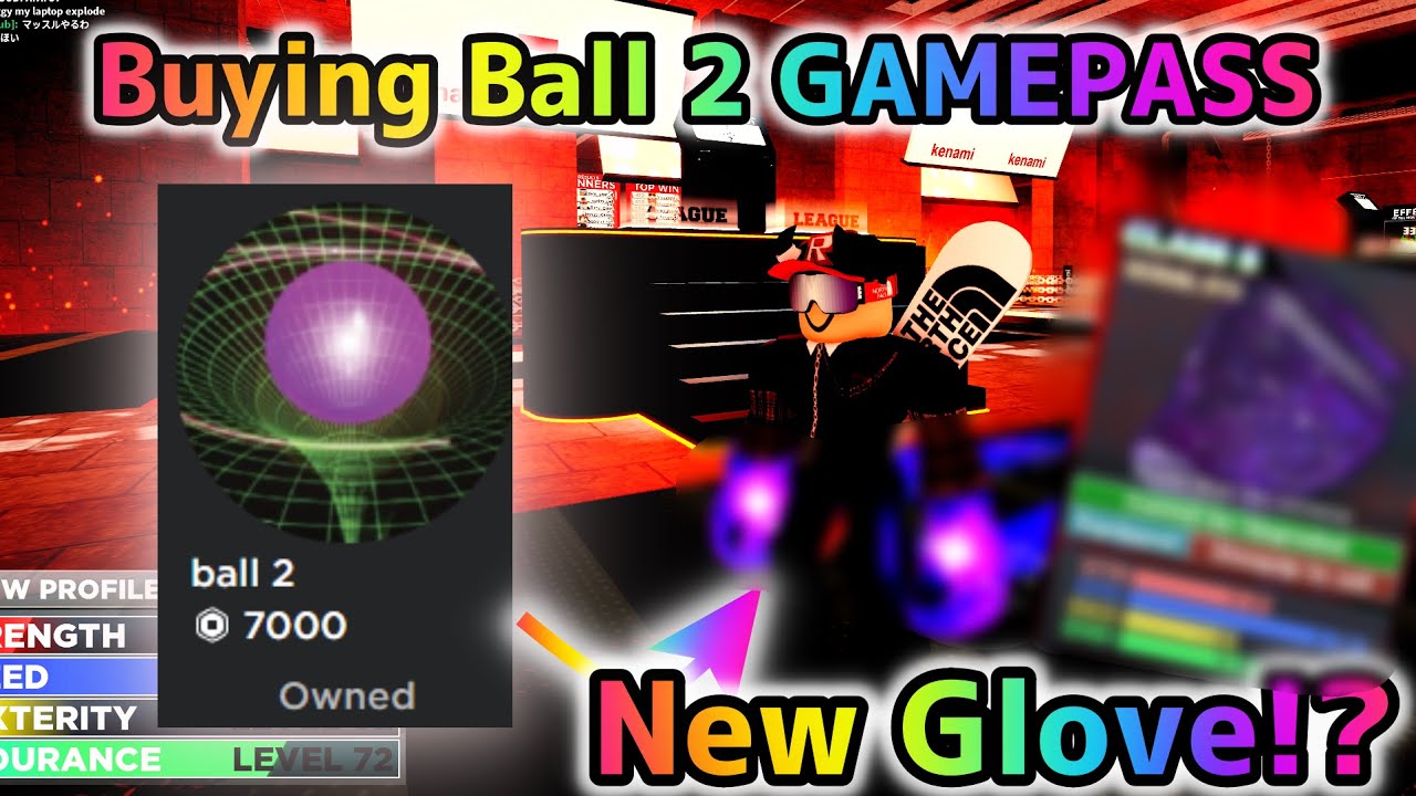 I bought BALL 2 Gamepass and got a RARE Glove....【Roblox Boxing League】