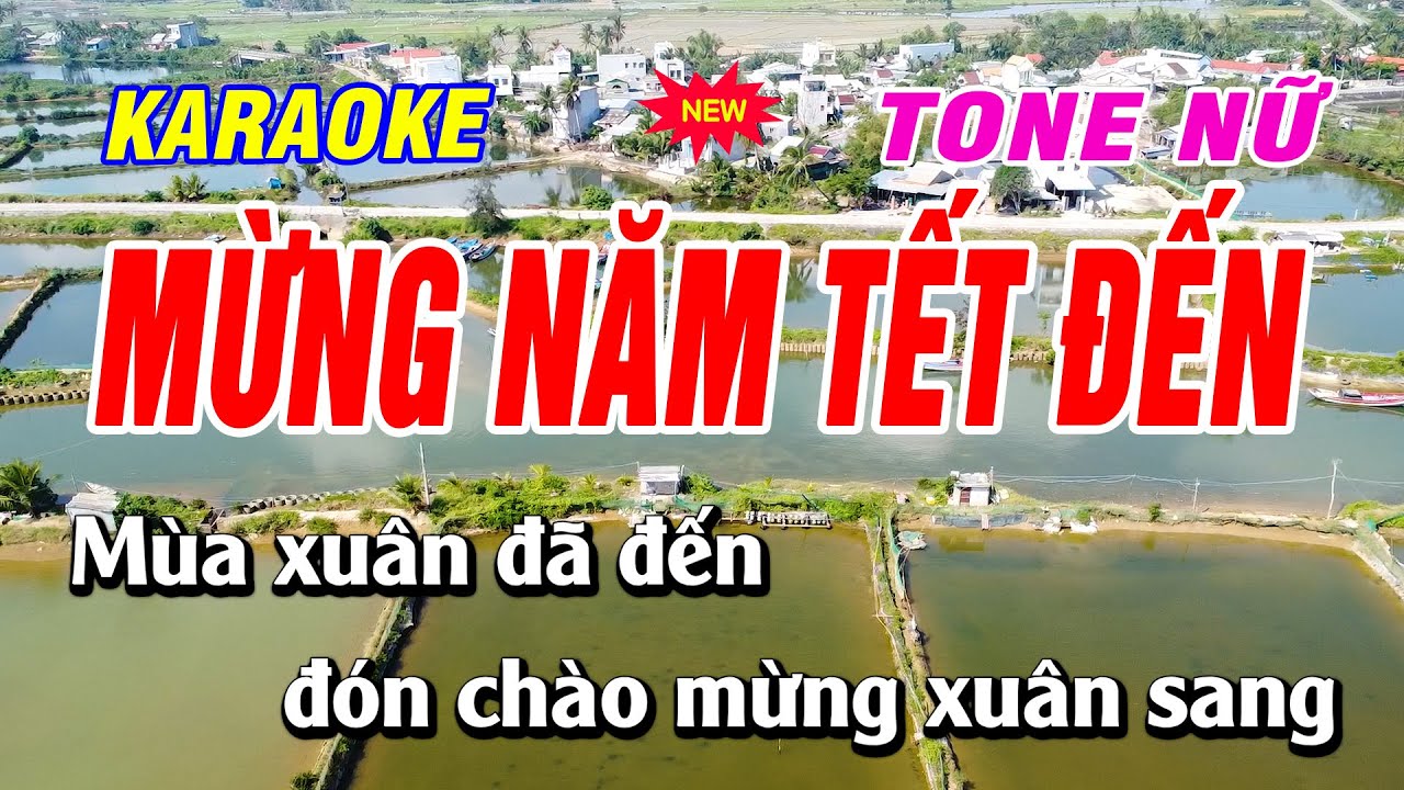 🎤 Mừng Năm Tết Đến Karaoke Tone Nữ | Beat Hay 🎶 | Bạch Duy Sơn