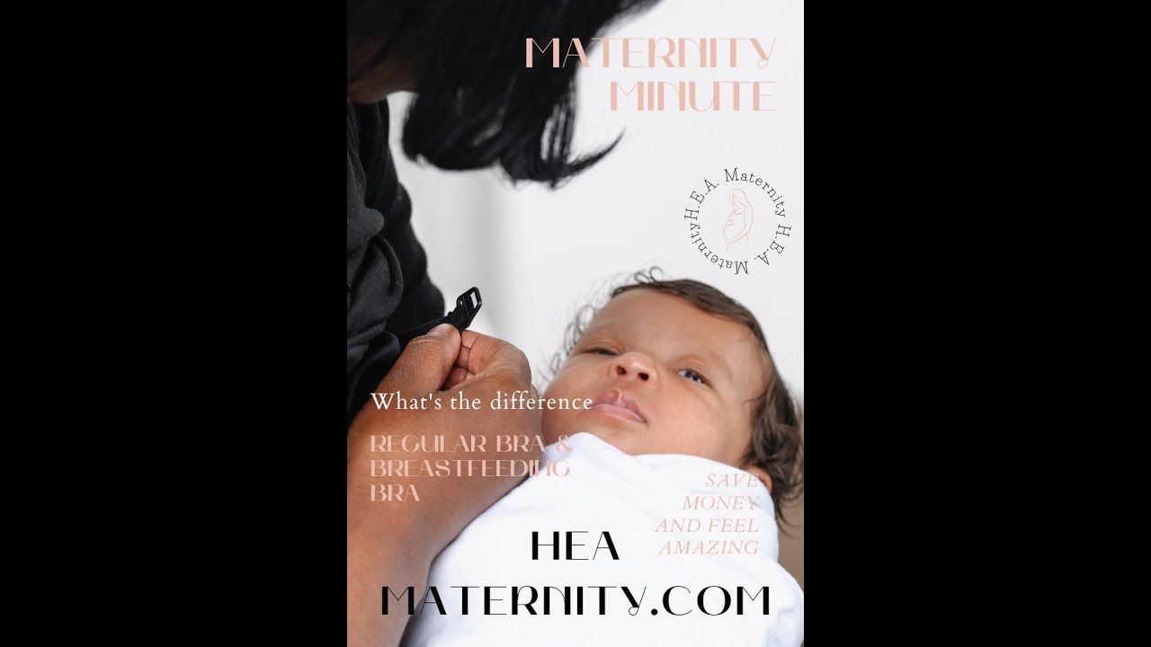 What's the difference between a breastfeeding bra and a regular bra?