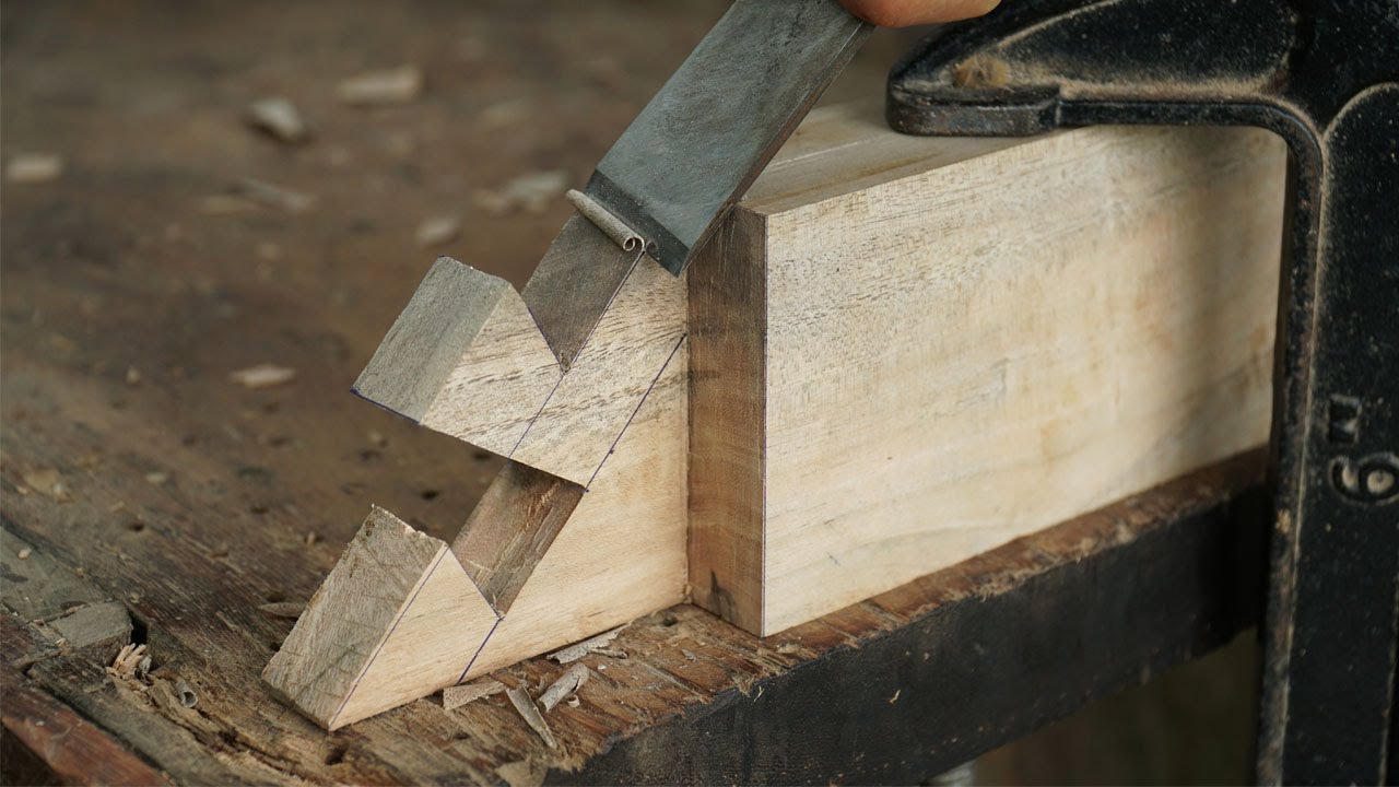 WOW Simple Japan Technology Joints , Perfect Hand Cutting Japanese Carpenter Woodworking Skills