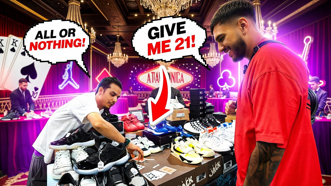 GAMBLING AT VEGAS’ BIGGEST SNEAKER CONVENTION!! (SNEAKERCON VEGAS 2025)
