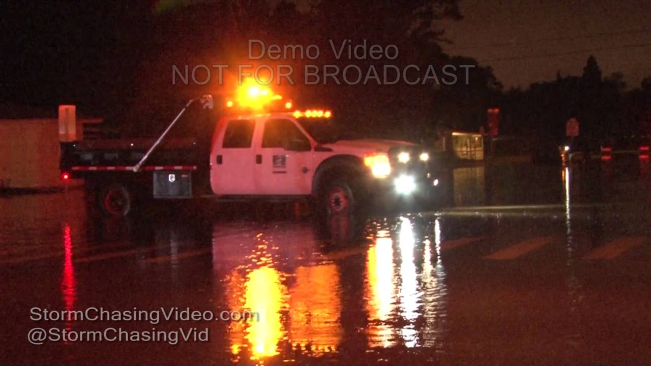 St. Petersburg, FL Street Flooding from Tropical Storm Hermine - 8/31/2016