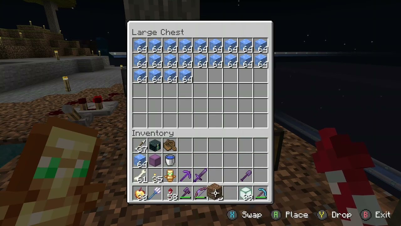 ADHD Minecraft - Ice Boat Racetrack 23 - Relaxed Cool Chill Calm