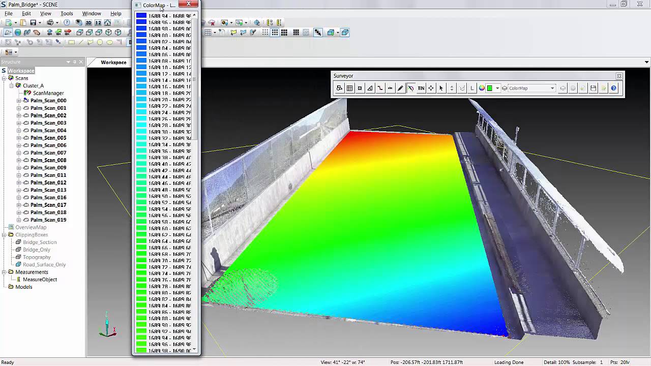 Bridge As-built - FARO X330 Laser Scanner
