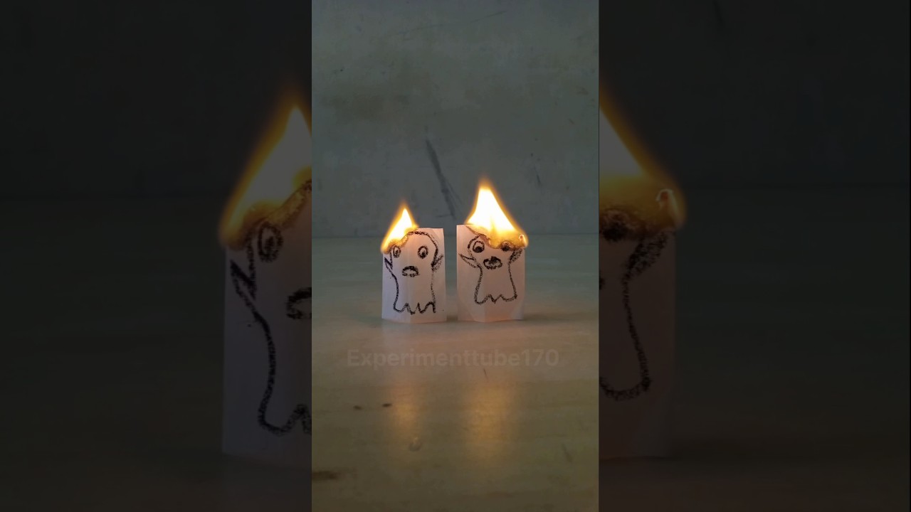 Halloween fun science experiment! you definitely need to try it. #shorts#ghost #story#storyghost