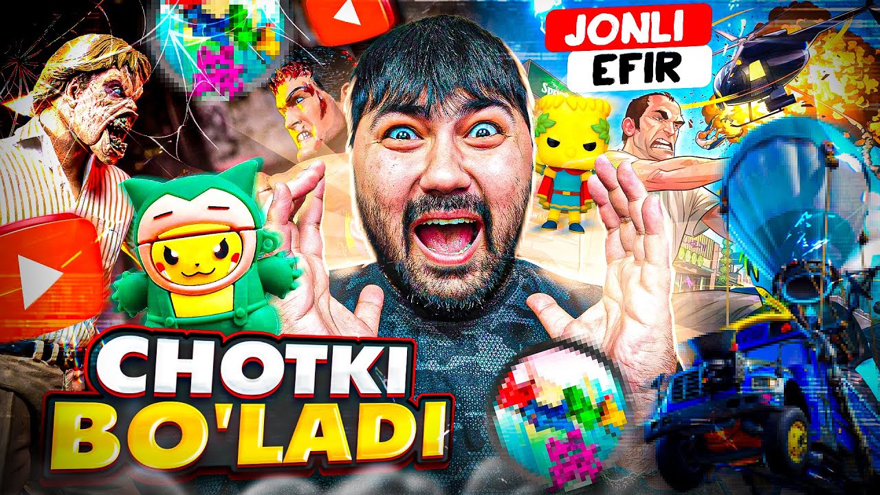CHOTKI BO'LADI / JONLI EFIR