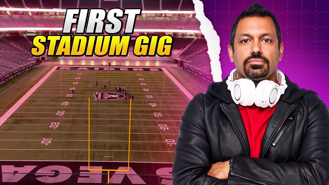 TCL Live at CES 2025 &ndash; My First Stadium DJ Set! Allegiant Stadium Las Vegas