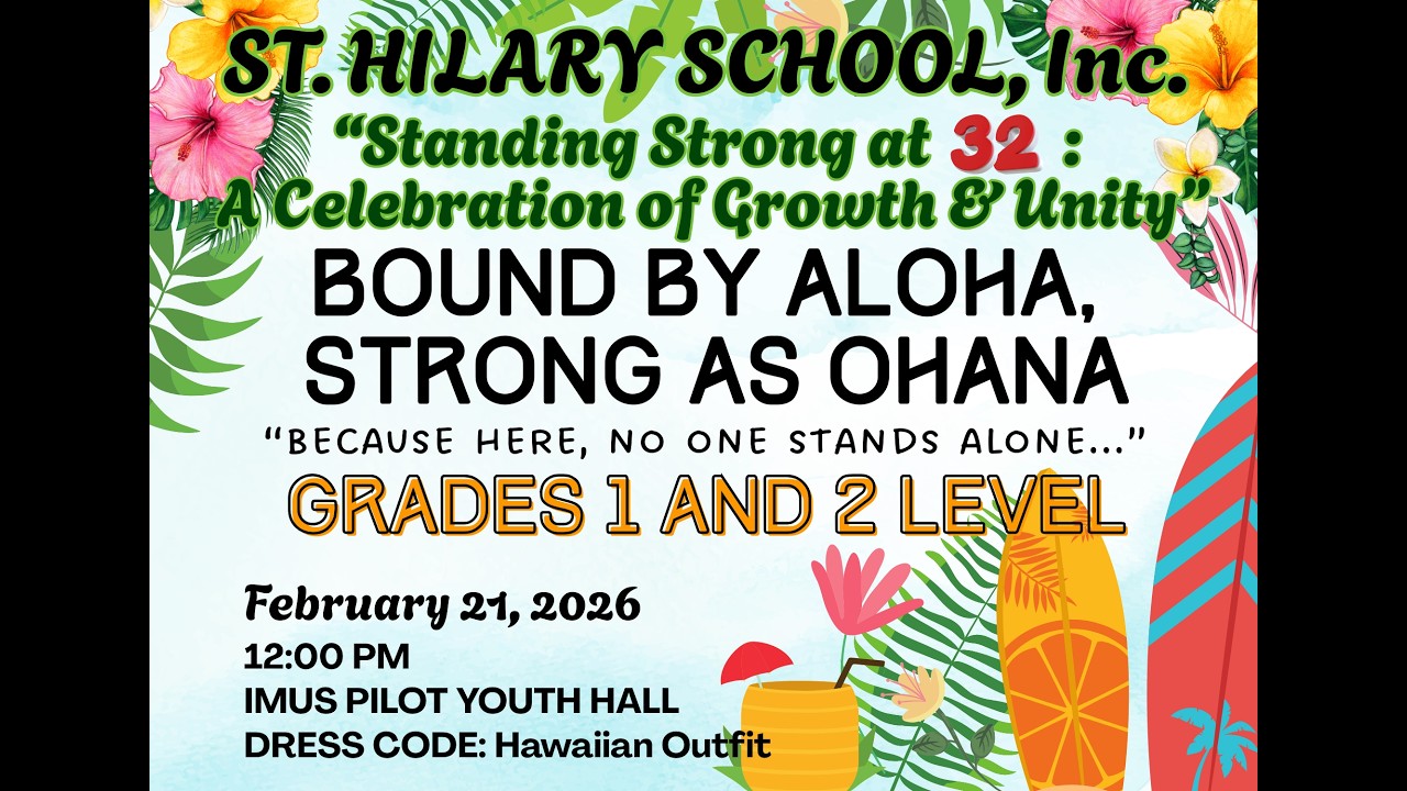 BOUND BY ALOHA, STRONG AS OHANA GRADES 1 AND 2 LEVEL GOOD TIME