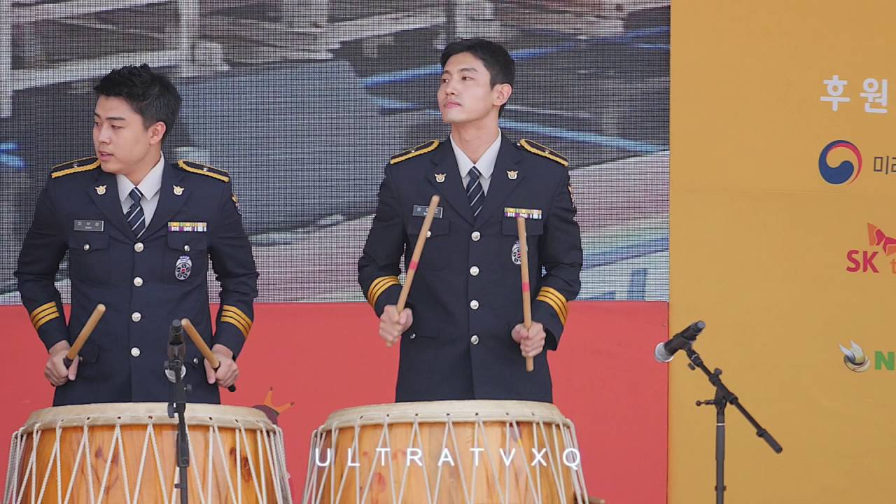 [1080p] 160528 최강창민 서울경찰홍보단 상암 u클린콘서트 - 모듬북 난타