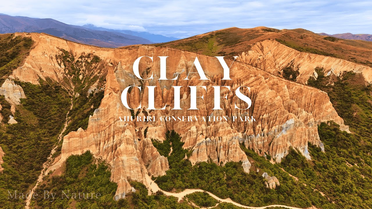The Epic Drone Adventure Over New Zealand's Clay Cliffs