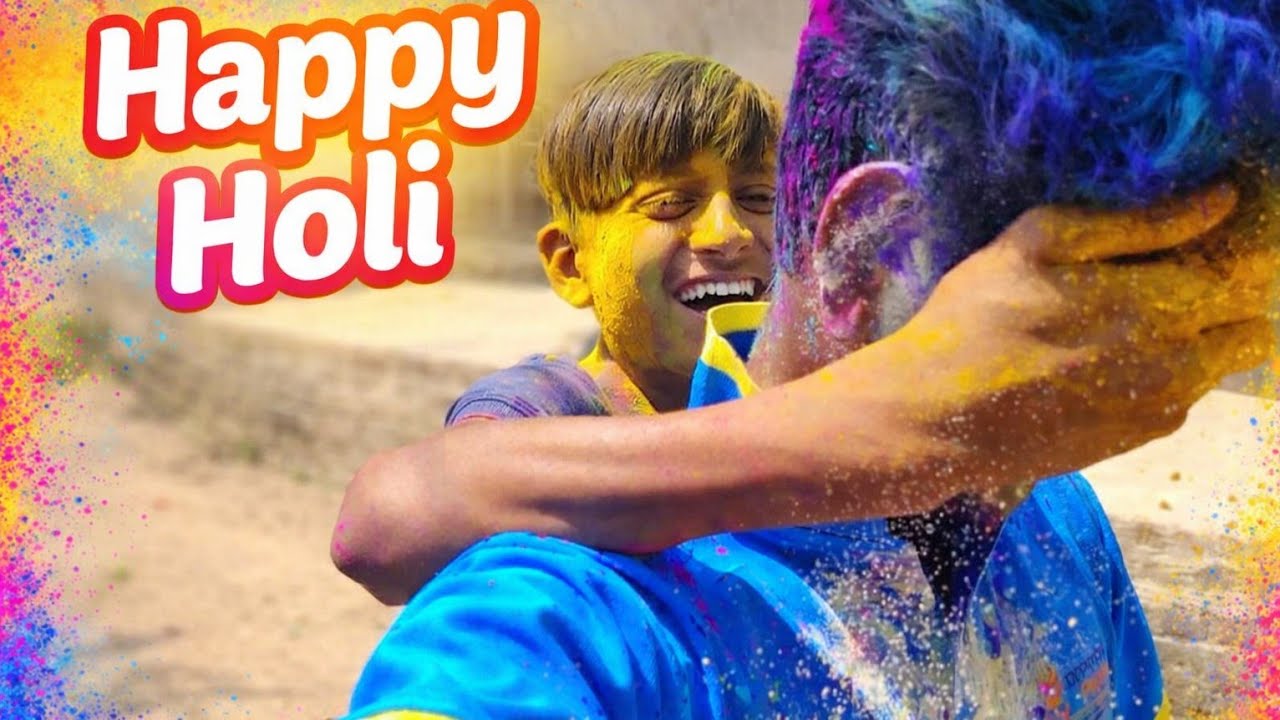 Happy holi 🔫✨