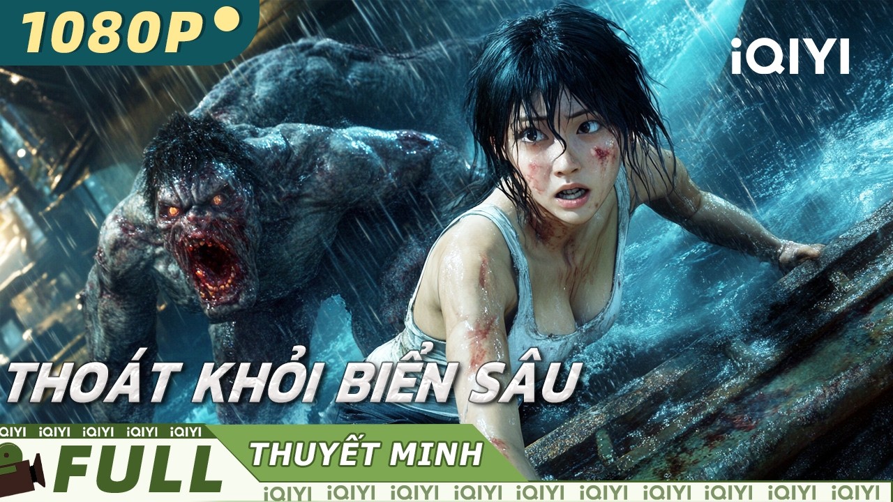 【Thuyết Minh】Thoát Khỏi Biển Sâu🐊🏃‍| Quái vật biển sâu trốn thoát, đảo hoang thành bãi săn | iQIYI