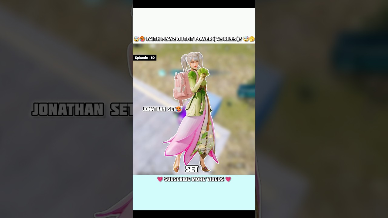 🔥 Faith PLAYZ Outfit Power = 42 Kills! 😱 @Moggy.Gaming