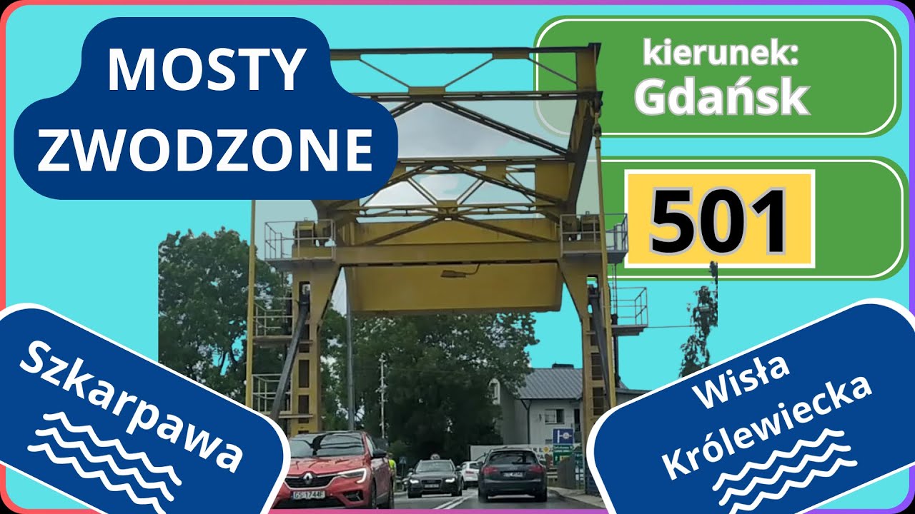 [022] Mosty zwodzone nad polskim morzem nad Szkarpawą i Wisłą Kr&oacute;lewiecką | DW501