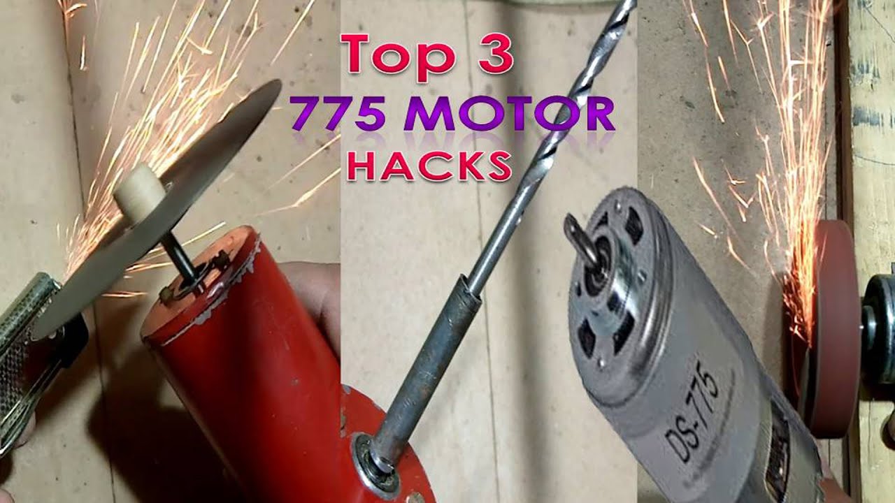 DC MOTOR USES|TOP 3 AMAZING PROJECTS WITH DC MOTOR|IDEAS WITH DC MOTOR |775 MOTOR PROJECTS
