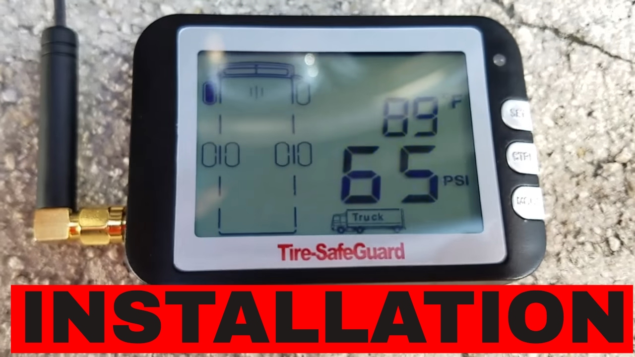 Tire Safeguard Installation TPMS Tire Pressure Monitoring System