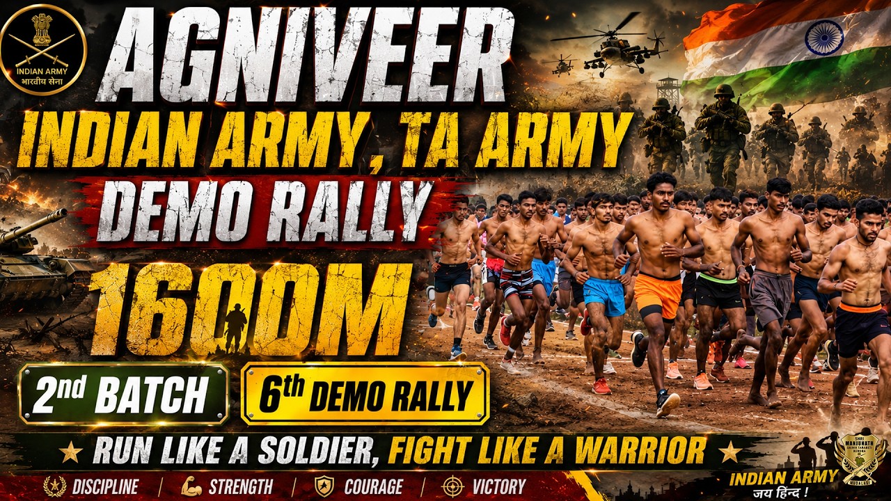 Agniveer Indian Army | TA Army | Demo Rally | 2026
