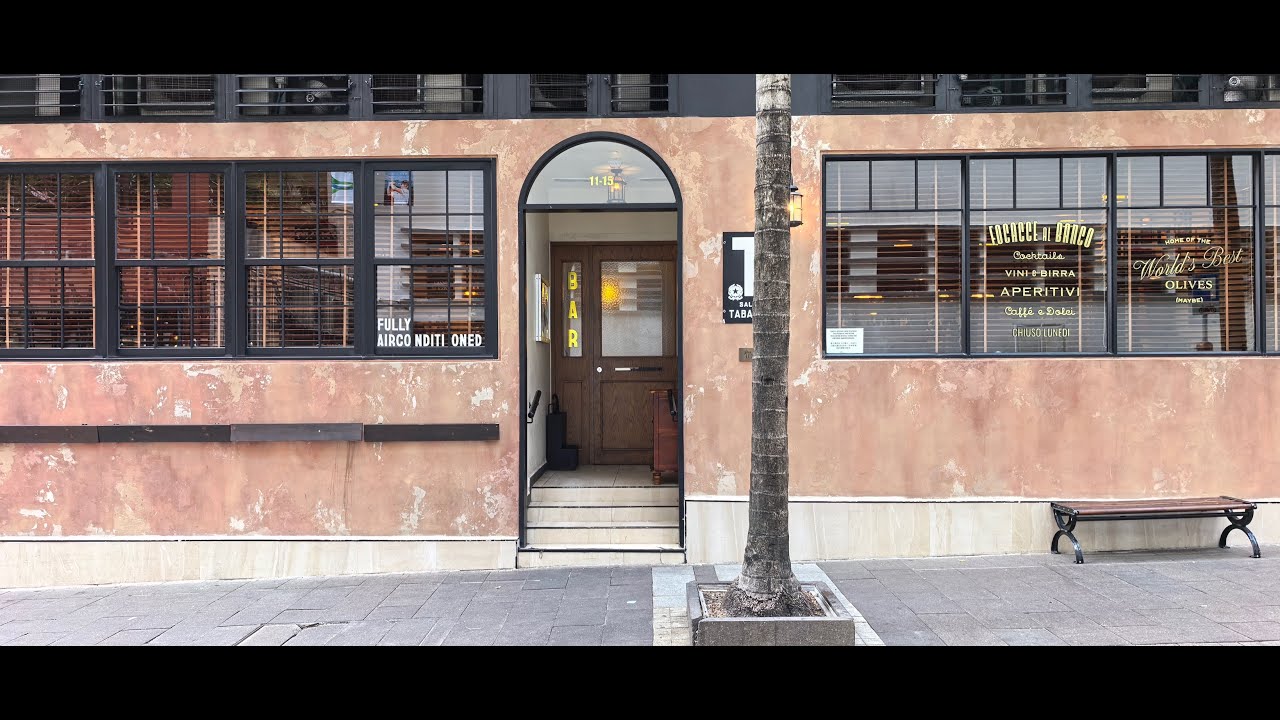 上環站 步行往 2025年全球最佳酒吧  註: 視頻只有街景 Bar Leone，The World's Best Bar for 2025, by MTR. Only street views.