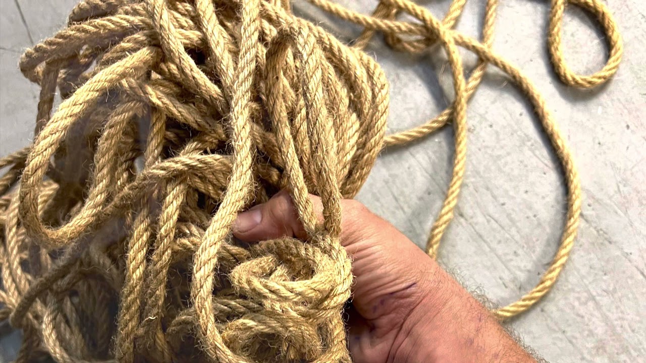 Making of Shibari Rope
