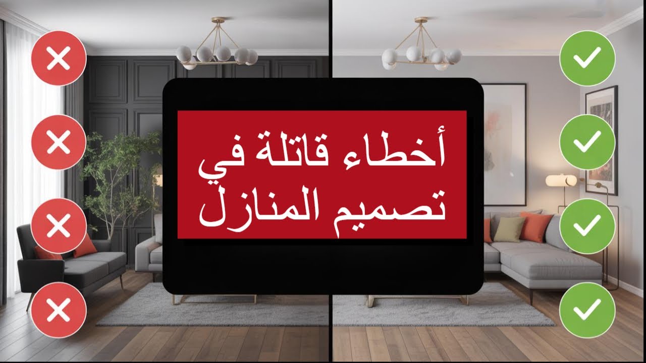 10 أخطاء قاتلة في تصميم المنازل… تجنّبها قبل أن تدمّر بيتك