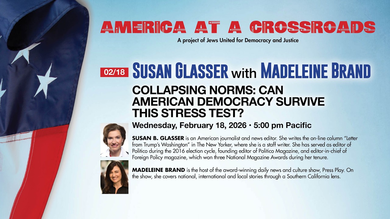 Susan Glasser with Madeleine Brand | America at a Crossroads