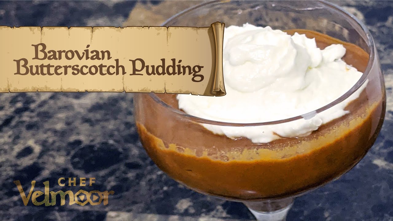 Heroes' Feast - Barovian Butterscotch Pudding - Official D&D Cookbook
