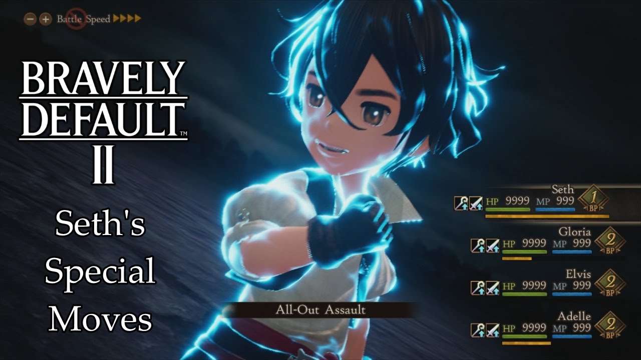 Bravely Default II - All of Seth's Special Moves