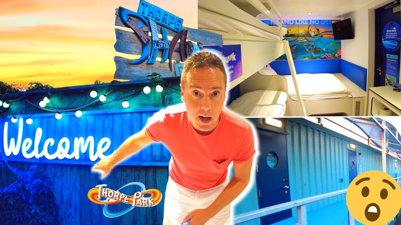 Я остановился в Thorpe Park Shark Cabins — НЕ ОЖИДАЛ ЭТОГО!