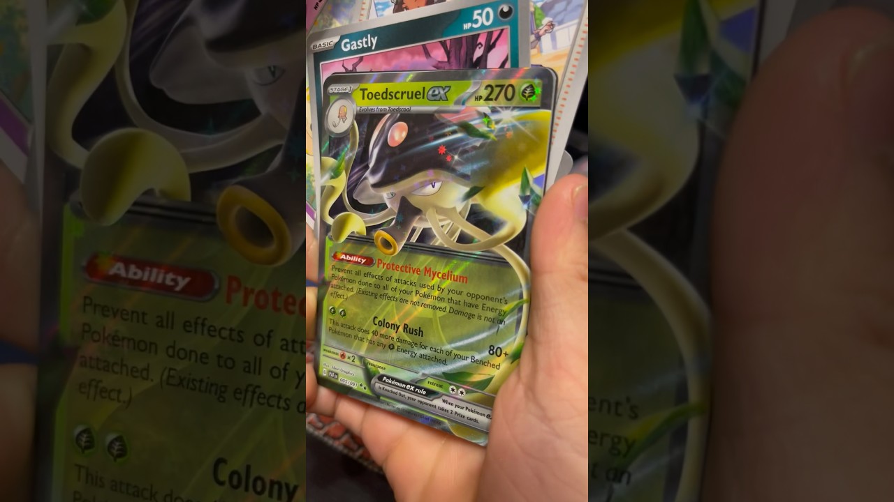 Pok&eacute;mon Toedscruel ex #kpop #bts #pokemon #pokemoncards #music