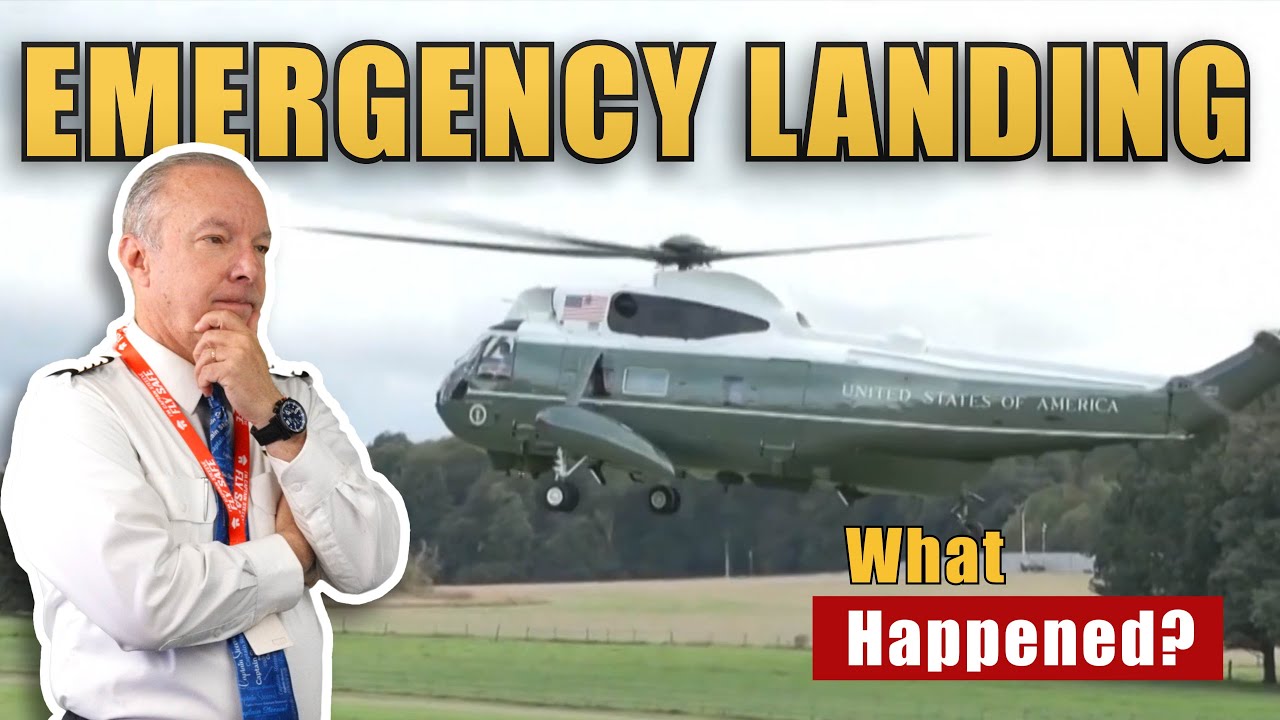 Аварийная посадка Marine One с президентом Трампом на борту