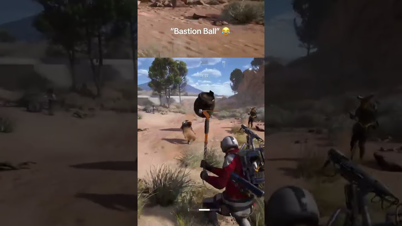 Playing “Bastion Ball” with others in Arc Raiders. 😂 