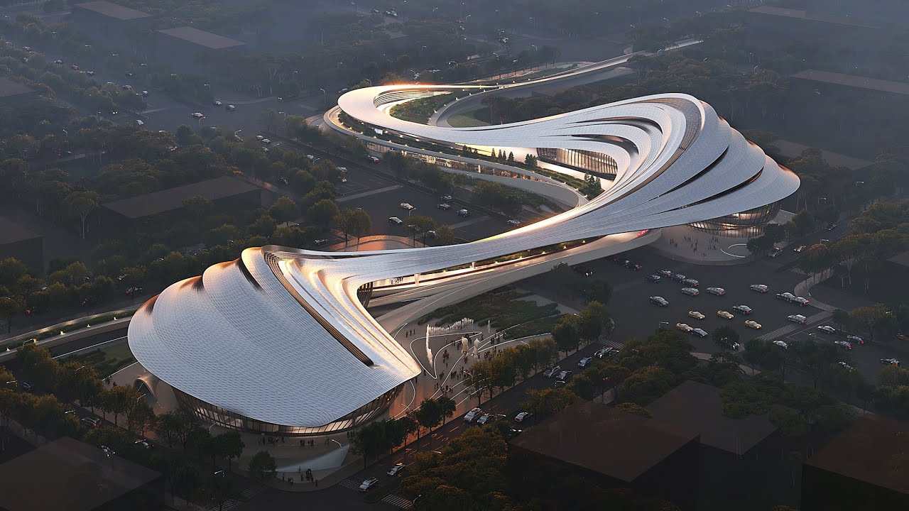 Zaha Hadid Architects designs Xi'an cultural centre to echo 