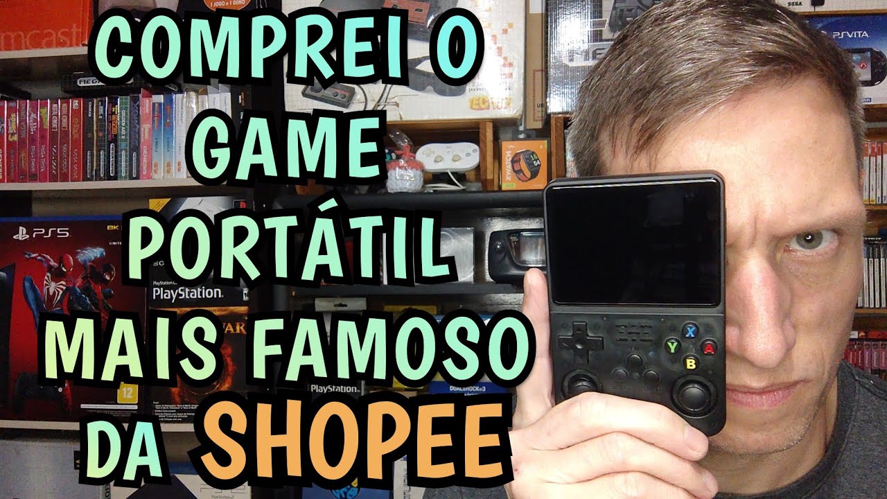 O GAME PORTÁTIL mais VENDIDO da Shopee - Game Console R36S