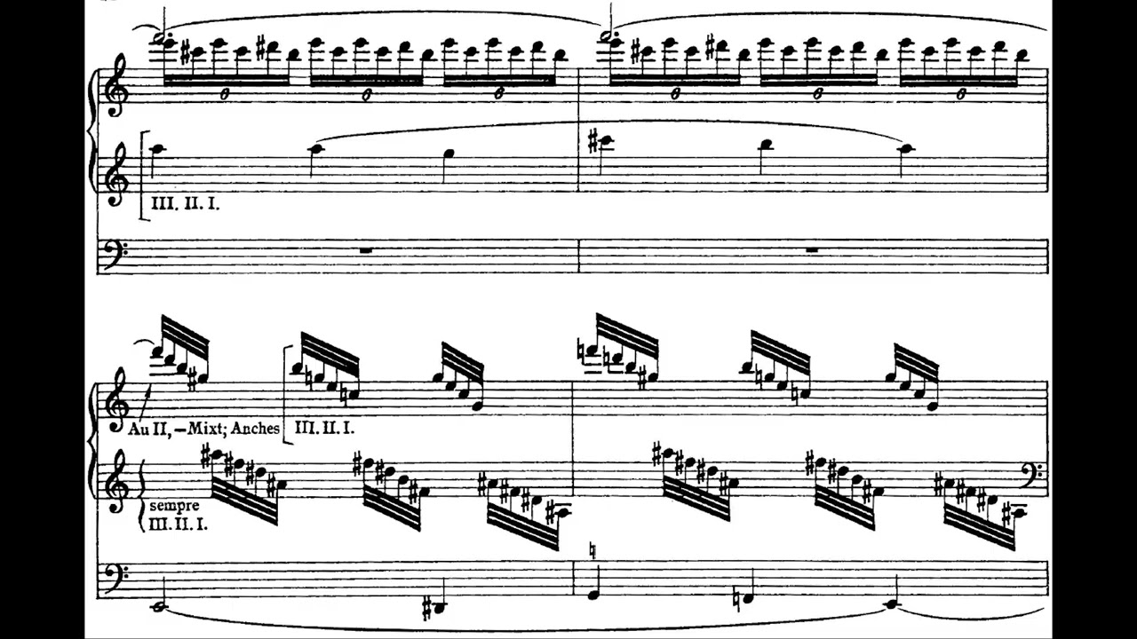 Charles Tournemire  - Symphonie-choral Op.69 (Score Video)