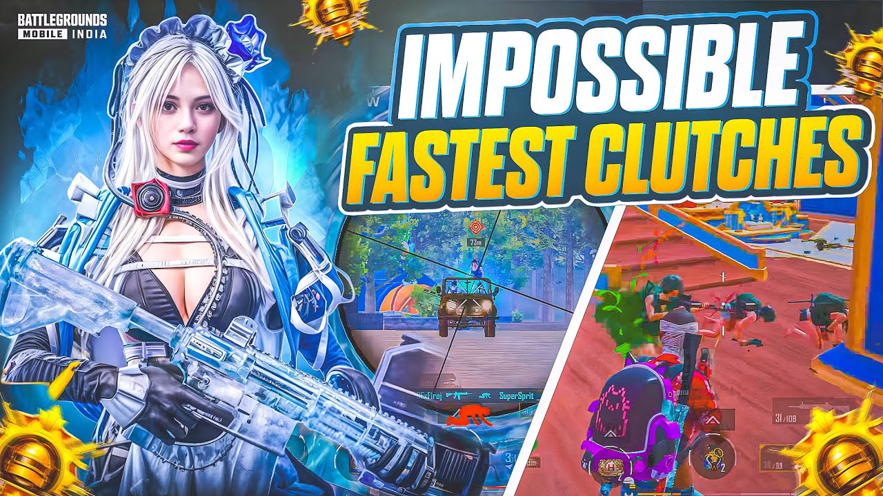 FASTEST 1v4 WIPE EVER ⚡ | BGMI IMPOSSIBLE CLUTCH
