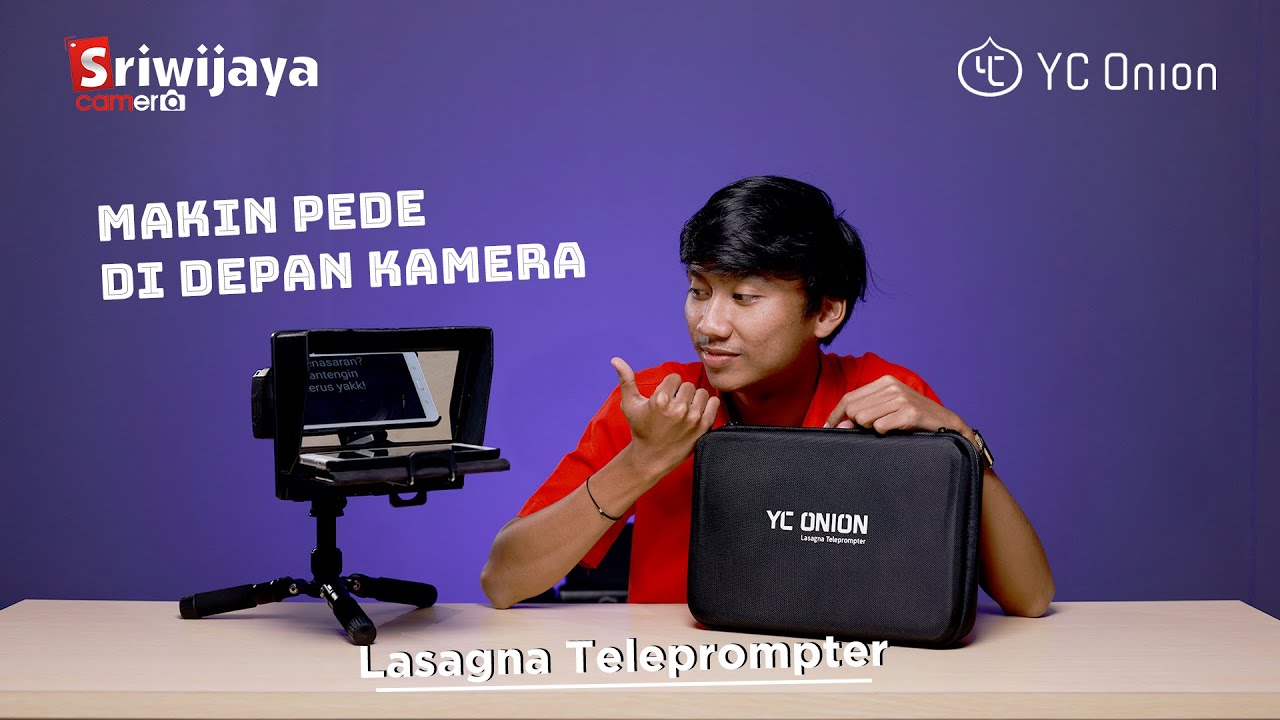YC Onion Lasagna Teleprompter - Teleprompter Praktis & Asik