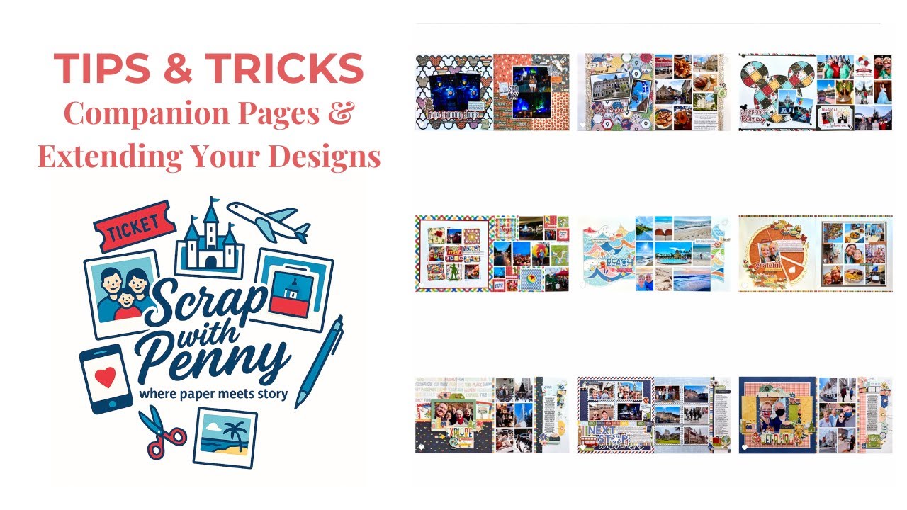 Советы по скрапбукингу (18 пунктов) | Дополнительные страницы и расширение ваших дизайнов