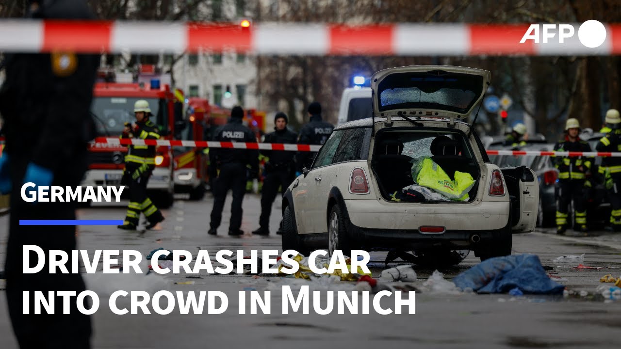 Germany: Images of the car that crashed into a crowd in Munich | AFP