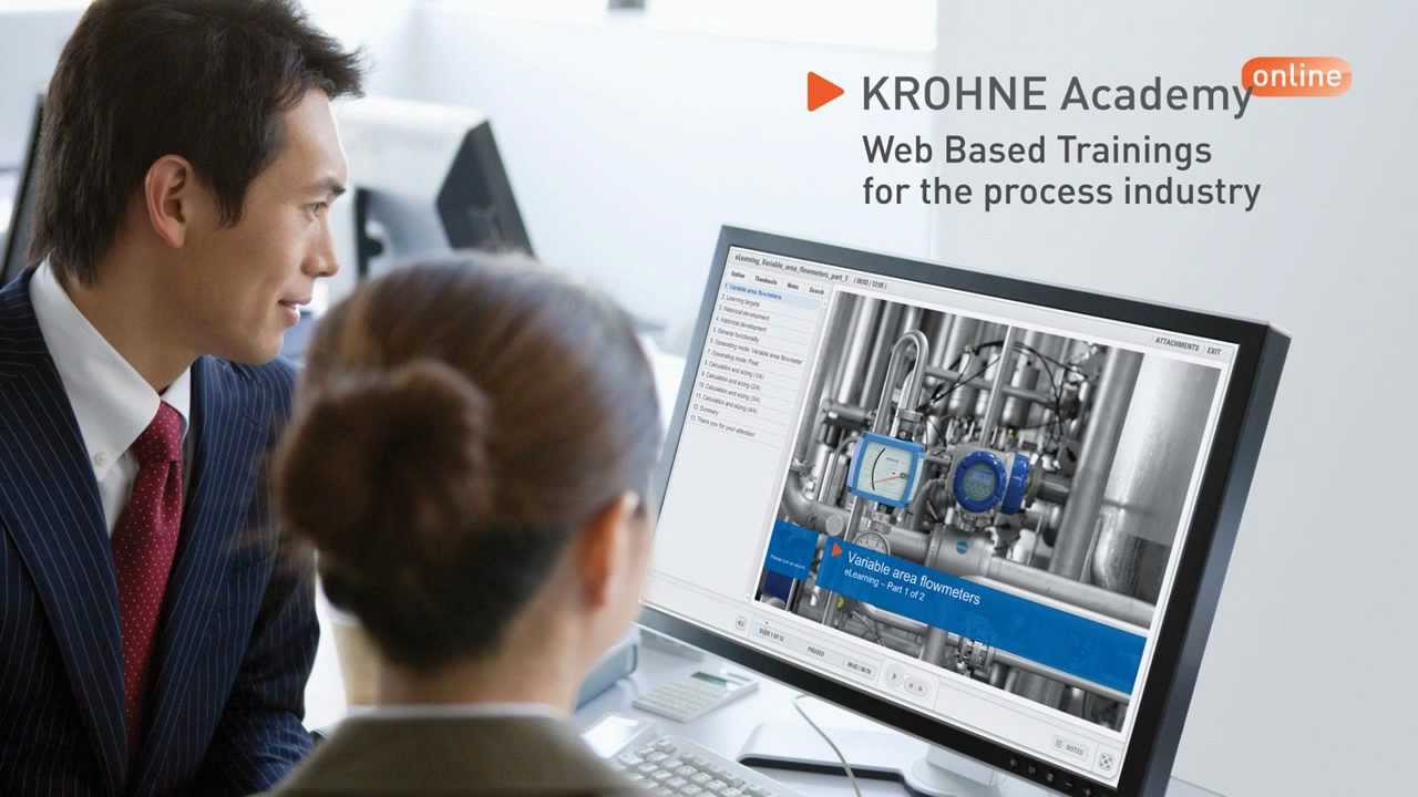 KROHNE Academy online &ndash; Web Based Training for the process industry | KROHNE