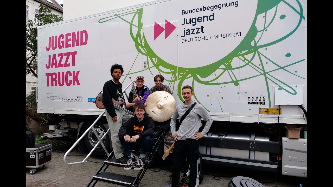 Der „Jugend jazzt Truck“ zu Besuch in Sachsen bei der Band „exit denied“