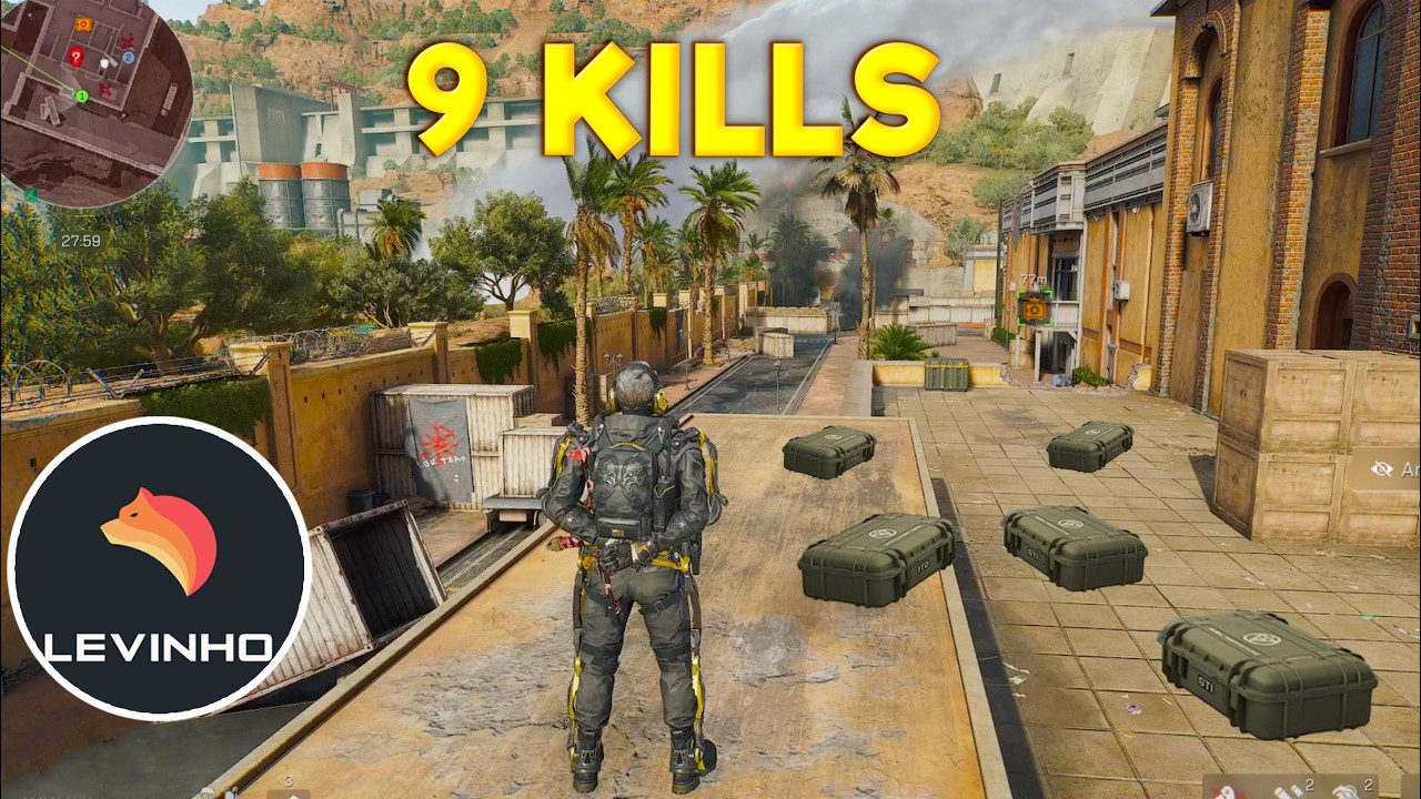Levinho Solo Vs Squad 9 KILLS 🔥🥶