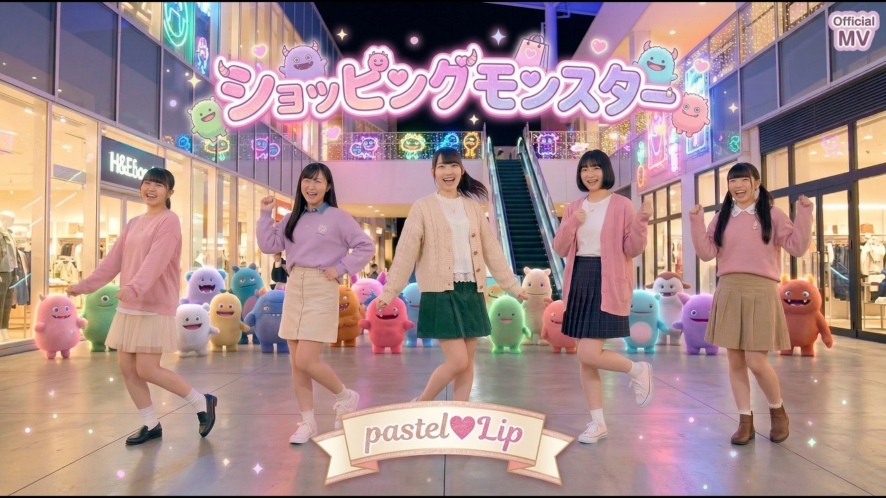 pastelLip７th「ショッピングモンスター」メンバーのグラビア(別動画)も合わせてご覧ください