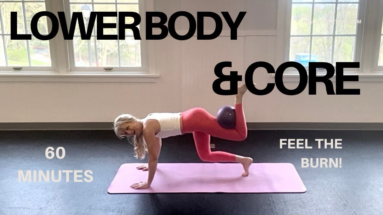 Lower Body and Core Workout| 60 Minutes| Ball