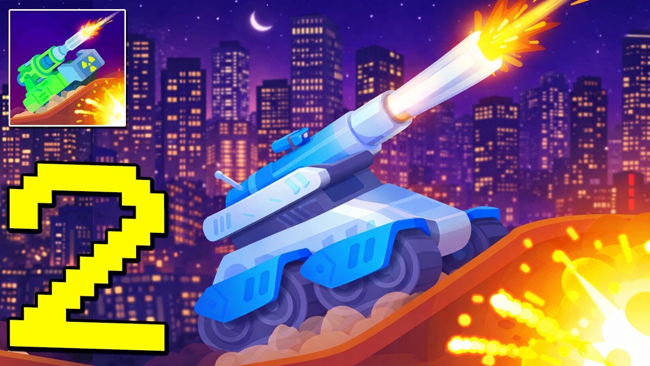 Tank Stars - Game - Gameplay Walkthrough Part 2 - Tank Shooting, Tank 1vs1 (Android,iOS)
