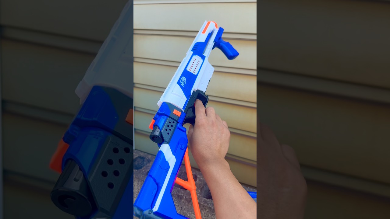 Testing the new gun #nerf #nerfsniper #toys #paintballfit #shorts #memes #nerfblaster #rotobox
