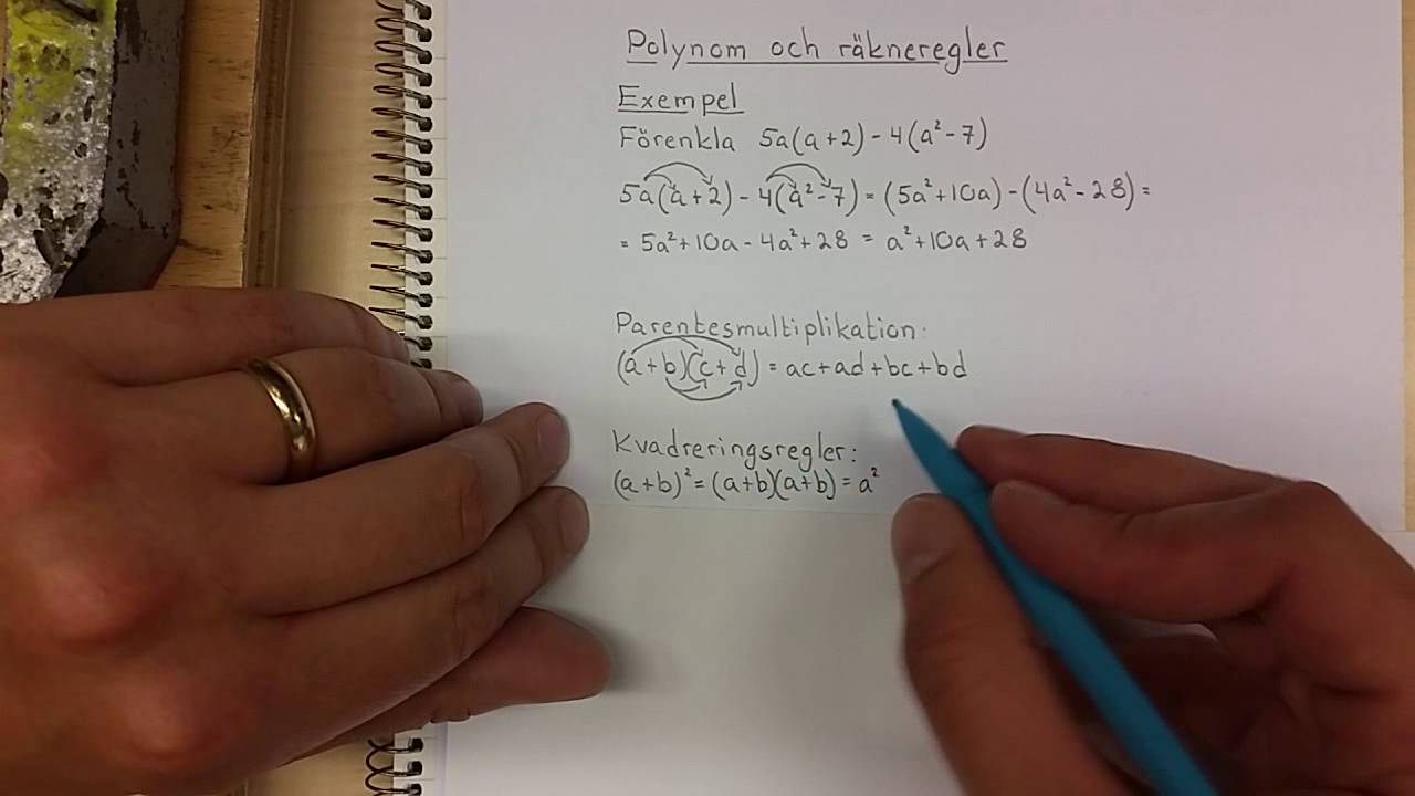 Ma3c Polynom och räkneregler