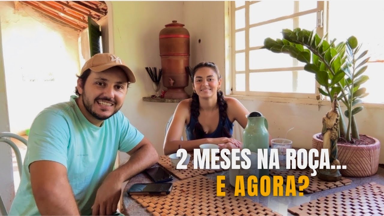 Casal jovem troca a CIDADE pela ROÇA | Nossa ROTINA depois de 2 meses