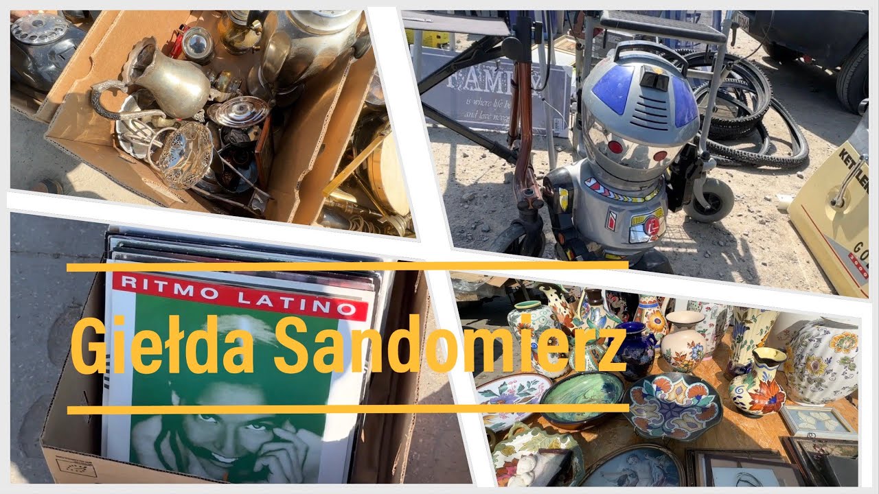 Giełda staroci i wszelakich różności w Sandomierzu 13 maj 2023 @junkforfun
